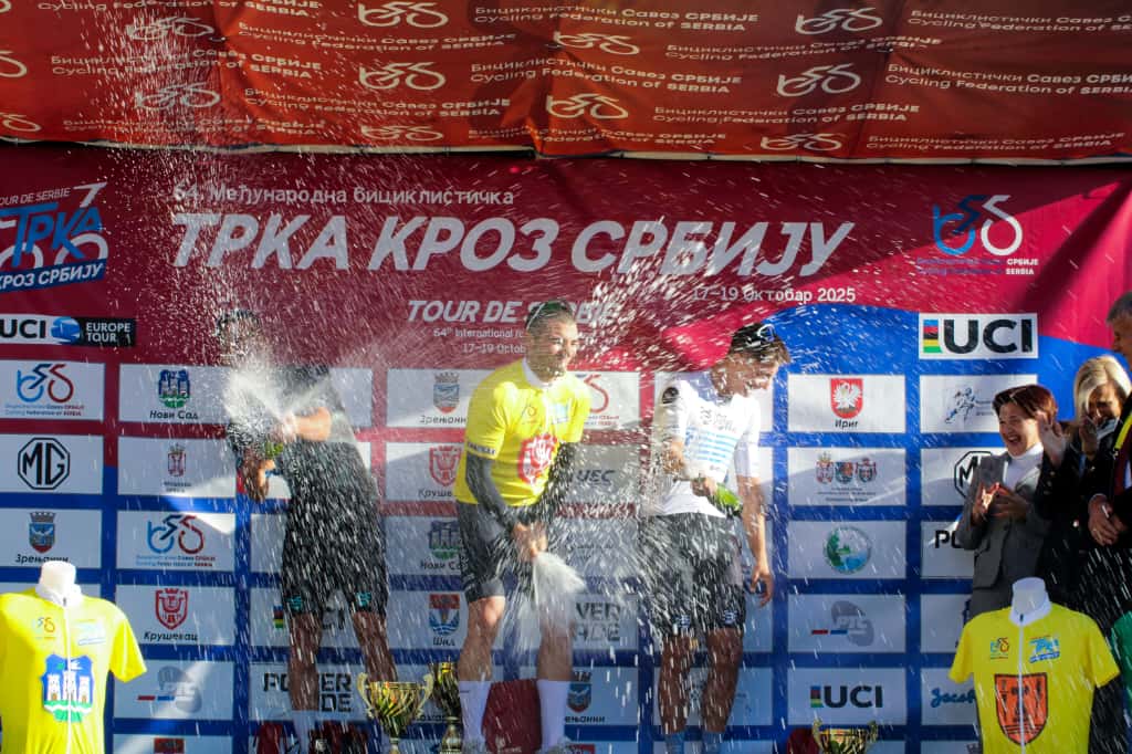 Lorenzo Cataldo priemato per la vittoria nella Classifica Generale del Tour De Serbie 2025