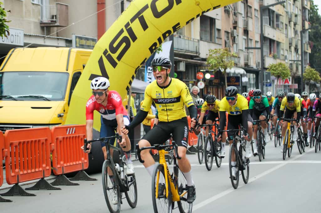 Volata con vittoria Lorenzo Cataldo - 2nd frazione Tappa Tour De Serbie 2025