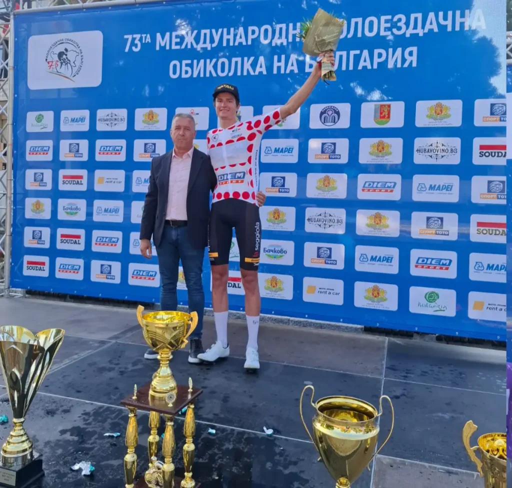 Simone Lucca premiazione maglia a pois