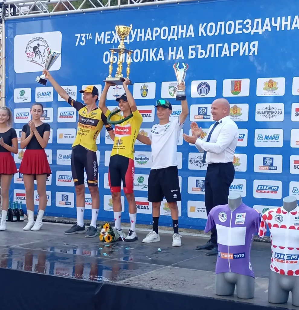 Simone Lucca secondo nella classifica generale del tour of bulgaria